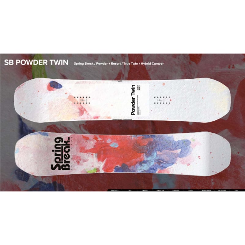 早期予約 25-26 SPRING BREAK POWDER TWIN | ODDBALL S