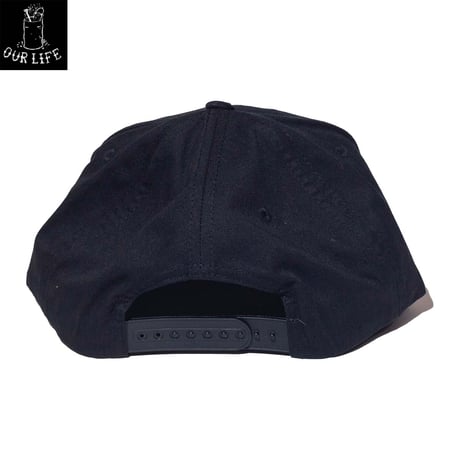 OURLIFE x IGNITION SKATE SHOP FIRED HAT BLACK