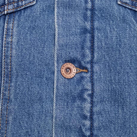 BRIXTON CABLE SHERPA DENIM JACKET worm indigo