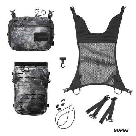 AFTERGLOW ORGANIZER CHEST RIG SET MHAK CAMO