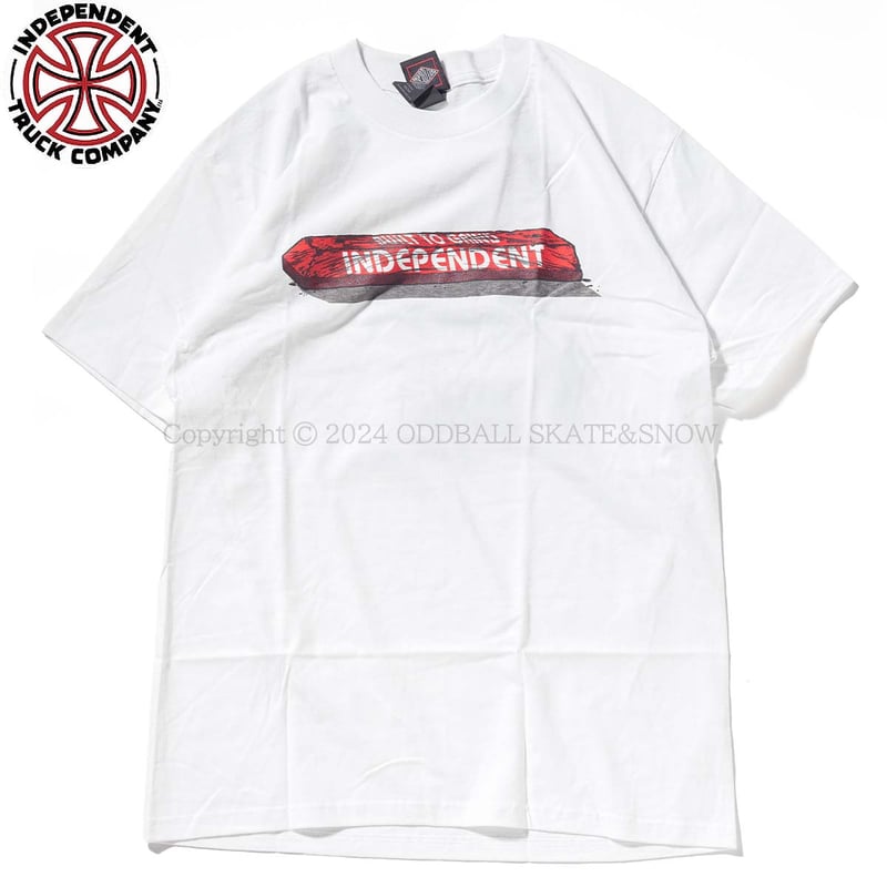 INDEPENDENT BTG CURB S/S TEE white | ODDBALL SK