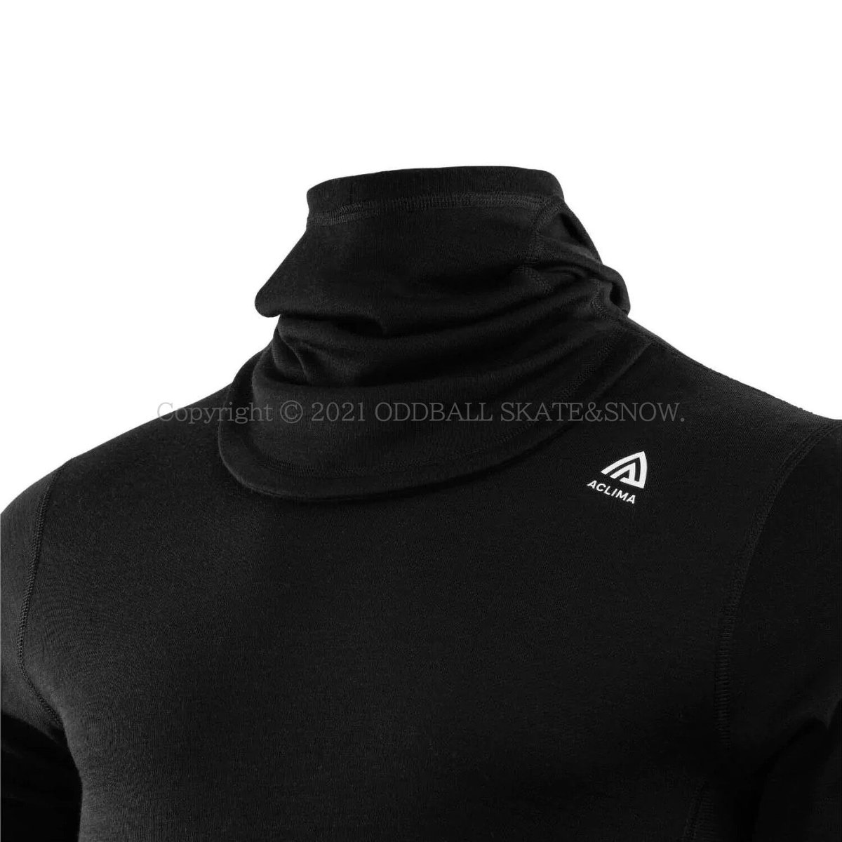 ACLIMA WARMWOOL HOOD SWEATER Jet Black | ODDBAL