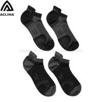 ACLIMA ANKLE SOCKS 2 PACK Jet Black