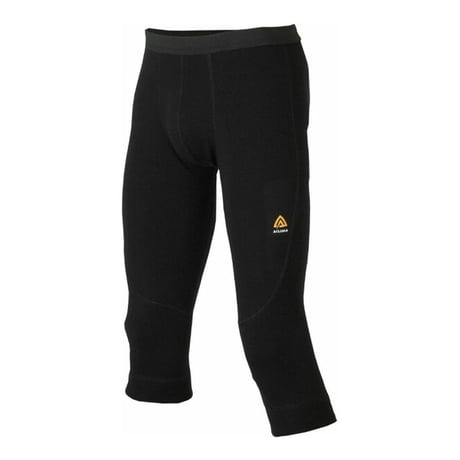 ACLIMA Warm Wool 3/4 Longs Jet Black MEN'S
