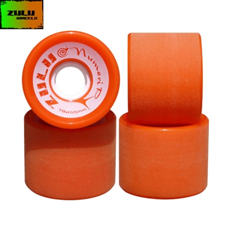 ZULU WHEELS NUMERIP 78A 65mm ORANGE