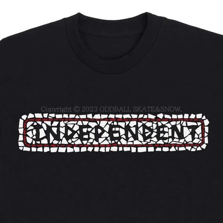 INDEPENDENT TILE BAR S/S TEE Black