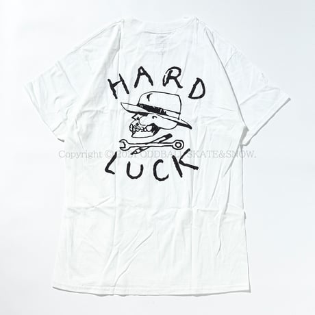 HARD LUCK OG LOGO S/S TEE white