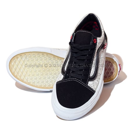 VANS SKATE OLD SKOOL BLACK WIDOW SPIDER Black/White/Red VN0A5FCBBWT