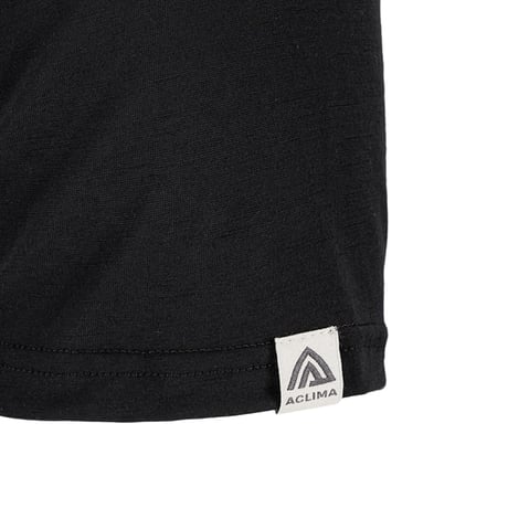 ACLIMA LIGHTWOOL 140 CLASSIC T-SHIRT ANTLER jet black