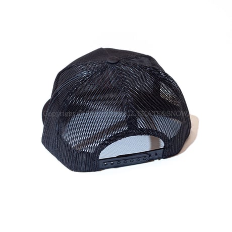 CYCLE ZOMBIES LAST PLACE TWILL TRUCKER HAT Black