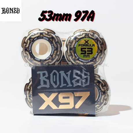 Bones Wheel X-Formula Gold Chain 53mm 97A V1