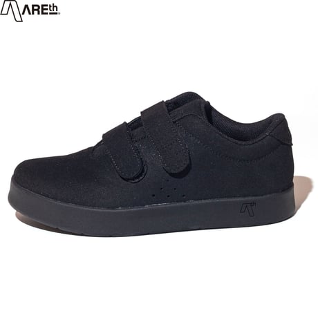 AREth 2025 EARLY I VELCRO Black Vegan Suede