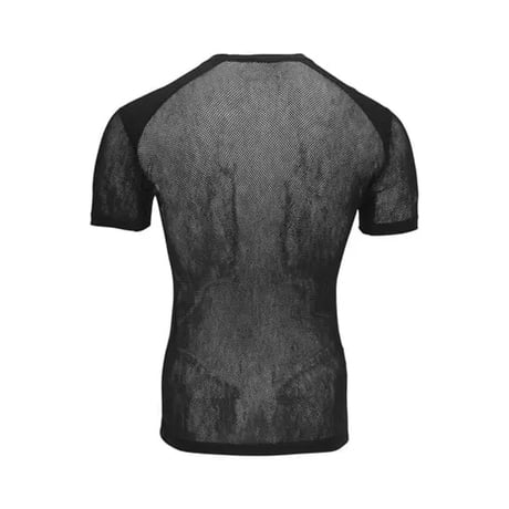 ACLIMA Wool Net Light T-shirt Jet Black MEN'S