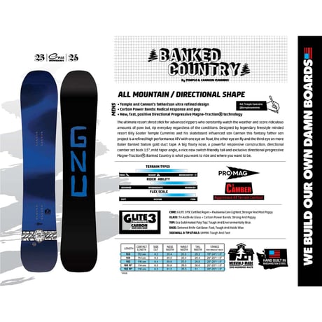 早期予約 25-26 正規品 GNU BANKED COUNTRY