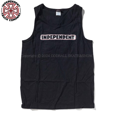 INDEPENDENT BAR LOGO TANK TOP black