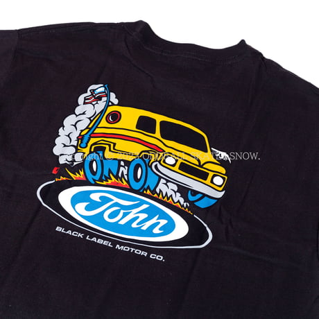 Black Label Skateboards John Lucero Man Van S/S Tee Black