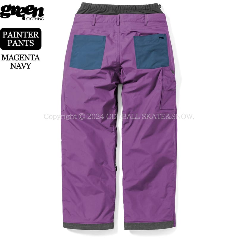 24-25 早期予約 GREEN CLOTHING PAINTER PANTS | ODDBA...