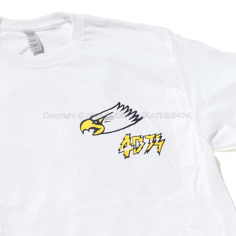 4D7S Hawk S/S TEE white By RatHoleStudio