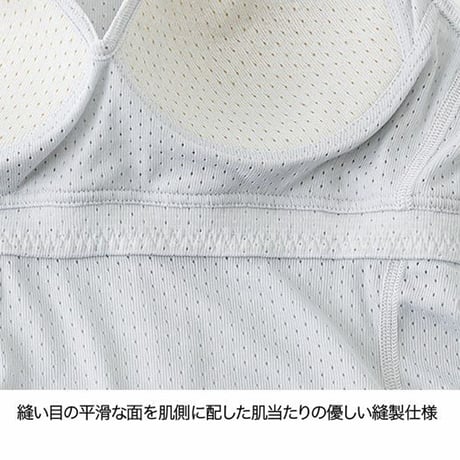 finetrack ファイントラック ドライレイヤーベーシックブラタンクトップ ペイルグレー FUW0424
