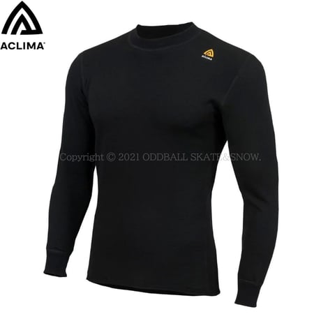 ACLIMA HOTWOOL CREW NECK Jet Black