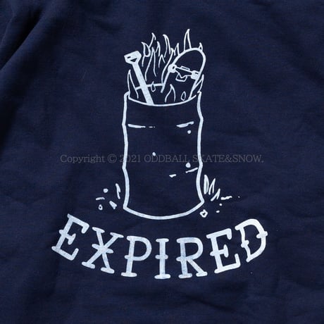 OUR LIFE BURNT HOODIE navy