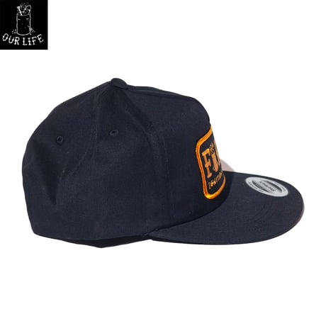 OURLIFE x IGNITION SKATE SHOP FIRED HAT BLACK