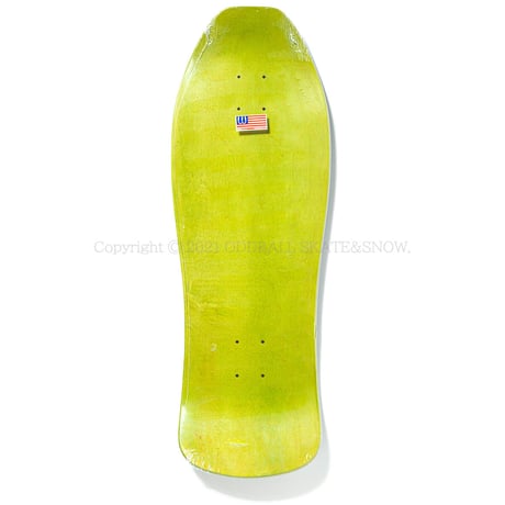DOG TOWN SKATEBOARDS TIM JACKSON RATS REISSUE LIME / BLACK FADE (MADE IN USA) 10.125