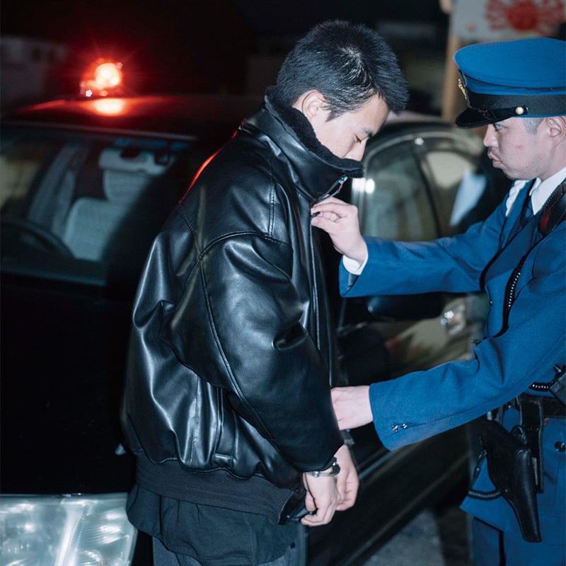 EVISEN 2-WAY COLLAR LEATHER DOWN JACKET | ODDBA