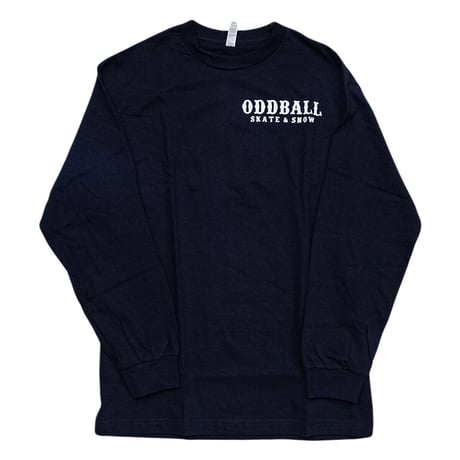 ODDBALL SKATE&SNOW TO START L/S TEE navy