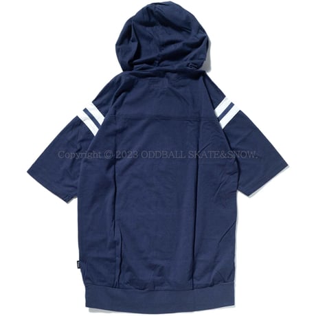 BRIXTON VOYAGER S/S HOOD KNIT NAVY XSサイズ