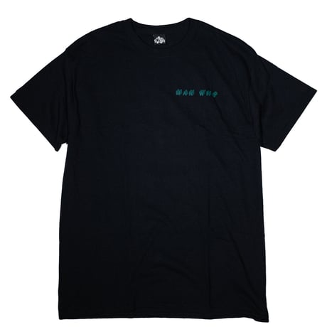 MAN WHO 倍の場合 TEE ブラック/グリーン