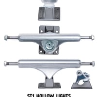 SLAPPY TRUCKS ST1 HOLLOW LIGHTS POLISHED/GUNMEAL