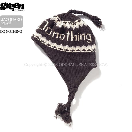 GREEN CLOTHING Do Nothing ビーニー GREEN CLOTHING Do Nothing ビーニー