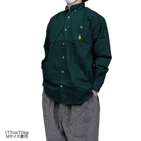 ODDBALL ORIGINAL BD DENIM L/S SHIRT forest