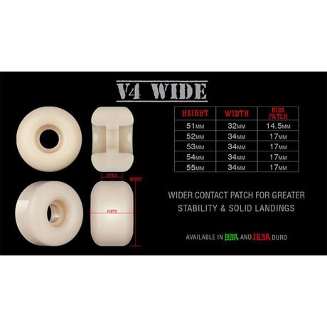 BONES WHEEL STF WIDE V4 99A