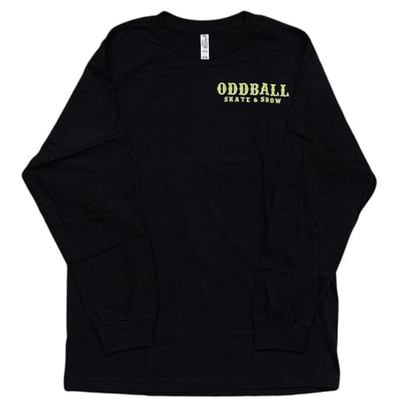 ODDBALL SKATE&SNOW TO START L/S TEE black