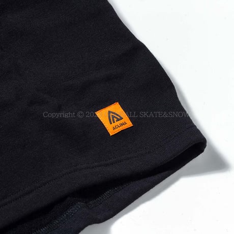 ACLIMA WOOLTERRY CREWNECK Jet Black