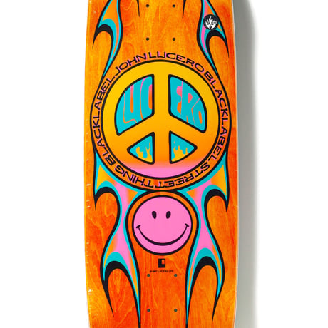BLACK LABEL LUCERO STREET THING CUSTOM SHAPE 9.5 orange