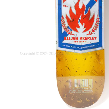 BLACK LABEL SKATEBOARDS ELIJHA AKERLY 40OZ 8.5