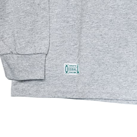 ODDBALL SKATE&SNOW DFTB L/S POCKET TEE gray