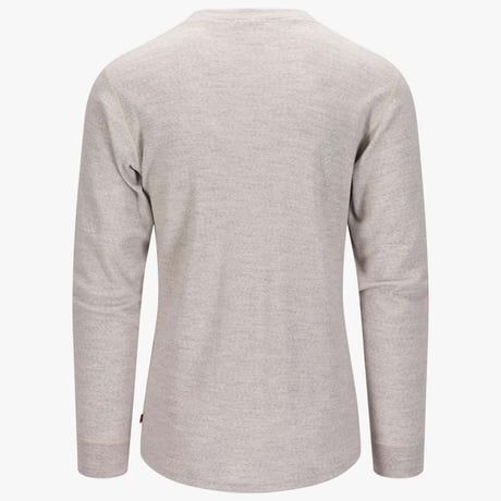 ACLIMA WarmWool Granddad Shirt Beige Melange MEN'S