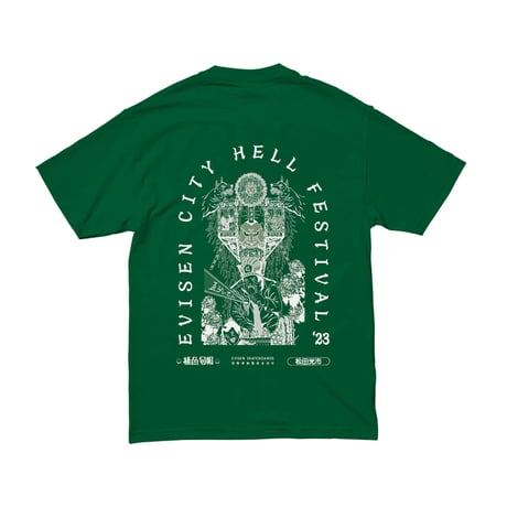 EVISEN SKATEBOARDS CITY HELL FESTIVAL S/S TEE
