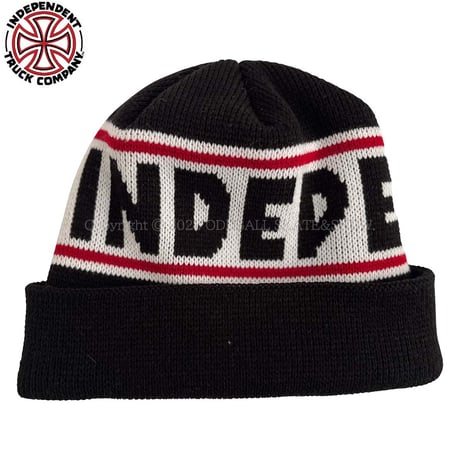 INDEPENDENT BAR LOGO BEANIE black