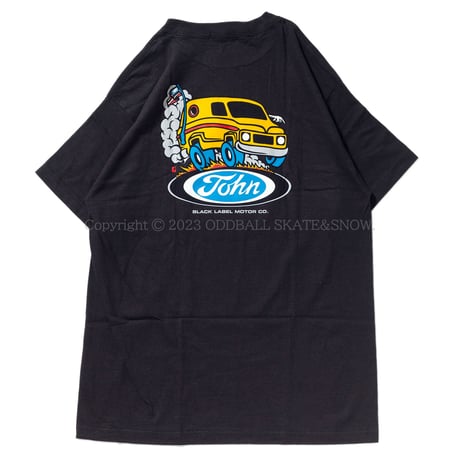 Black Label Skateboards John Lucero Man Van S/S Tee Black