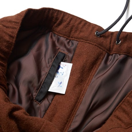 EVISEN SKATEBOARDS WOOL PINTUCK TRACK PANTS