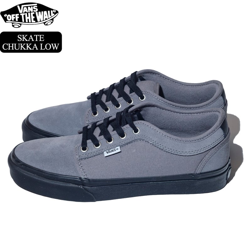 VANS SKATE CHUKKA LOW Frost Gray/Black VN000CUV