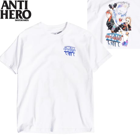 ANTI HERO CODY CHAPMAN STILL BELIEVE' DEBUT ONE-OFF ART BY MIKE G S/S TEE white