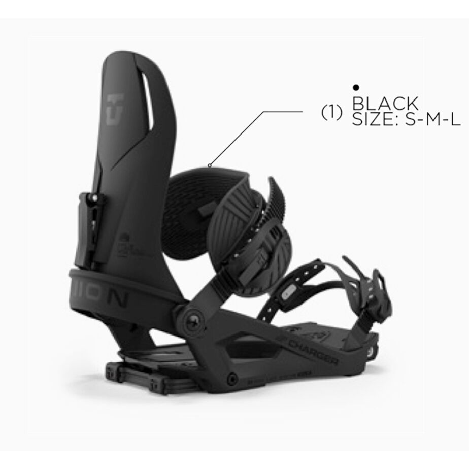 23-24 UNION BINDINGS CHARGER Black Mサイズ | ODDBA Union charger