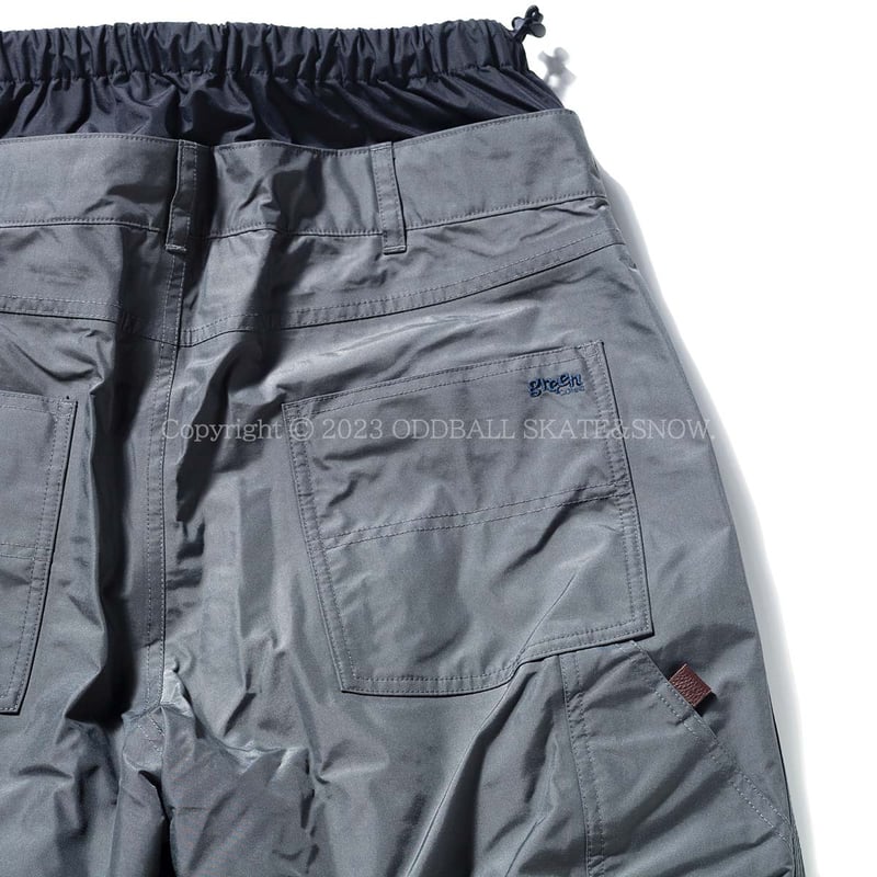 スノーボード GREEN CLOTHING 23-24 PAINTER PANTS 23-24 GREEN CLOTHING PAINTER PANTS Grey | ODDBA
