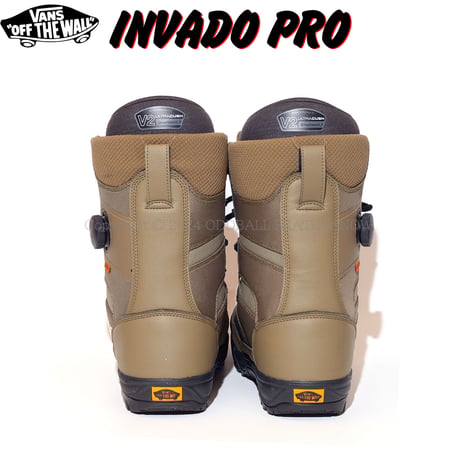 24-25 VANS SNOWBOARD BOOTS INVADO PRO BLACK/OLIVE